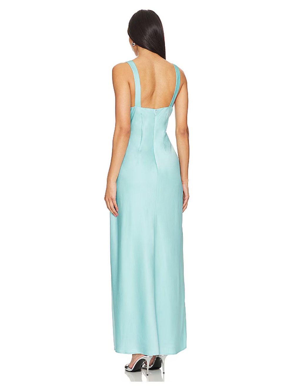 NWT ANNA QUAN Etta Dress in Electric Teal - Picture 3 of 8